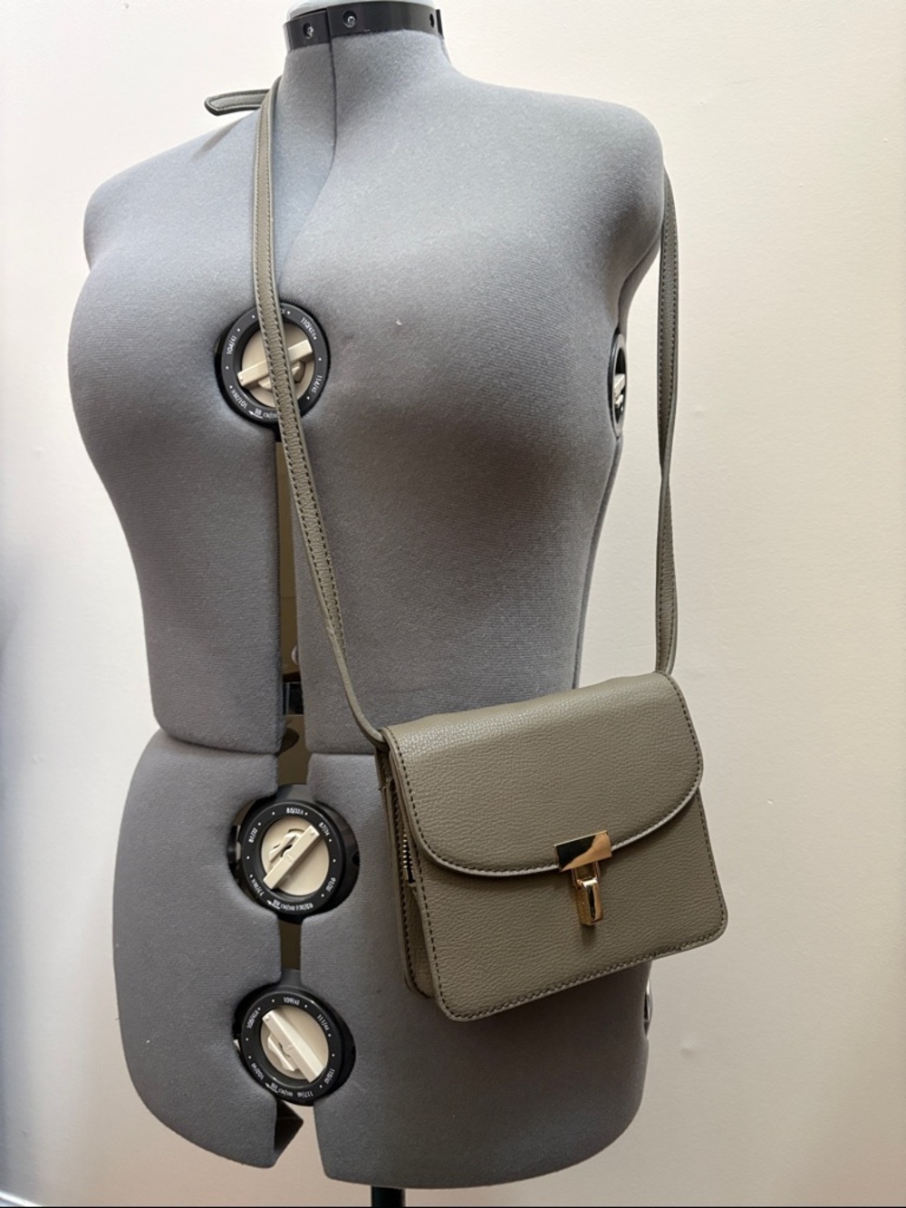 Urban Expressions Olive Crossbody Bag with Gold-Tone Clasp
